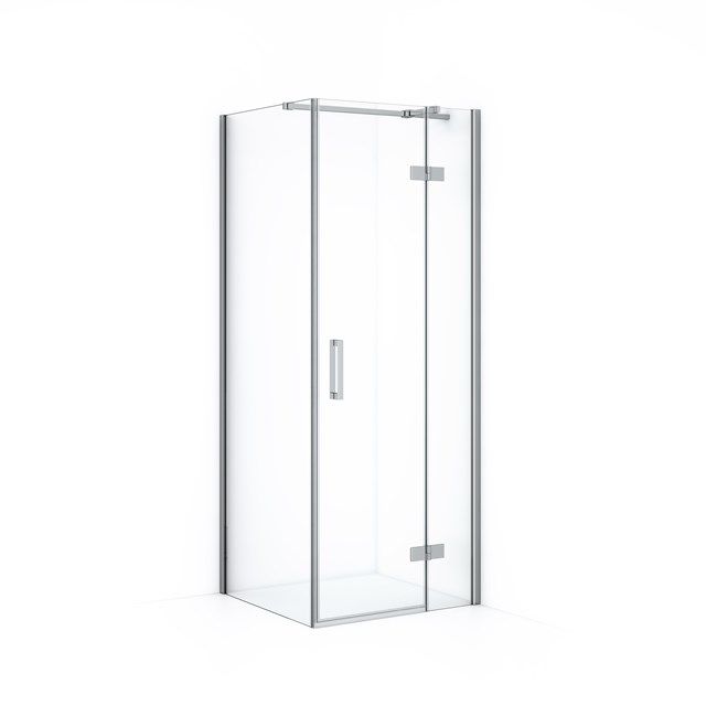 Maxaro Douchecabine Diamond 80x80cm 8mm Helder Veiligheidsglas Chroom met Draaideur