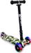 Gofun Trottinette - Roues lumineuses - Pliable - Trottinette 3-8 ans - Réglable - Antidérapant - Noir