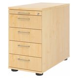 hjh OFFICE PRO SIGNA SC50 BS - Rolcontainer Esdoorn Hout met 4 lades
