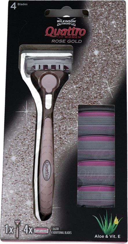 Wilkinson Sword Quattro for Women Scheersysteem + 5 Mesjes