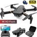 SZSMART V4 drone RC pliable avec caméra grand angle HD 4K (3 batteries - Autonomie : 20 min - Noir)