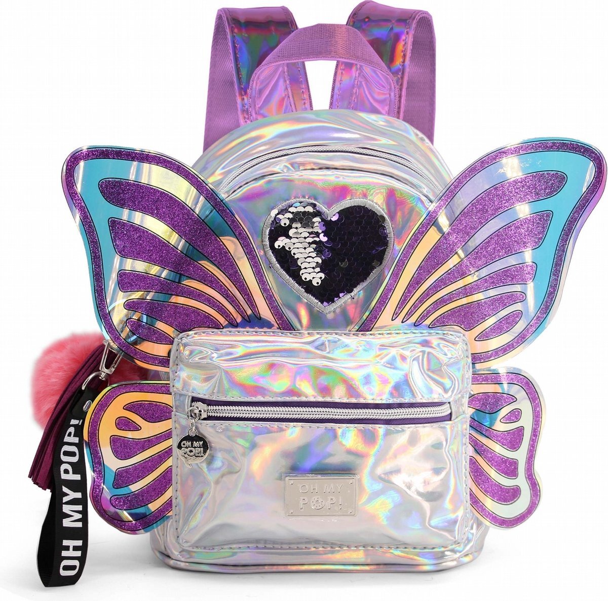 Oh My Pop Fashion Backpack Wings Rugzak met vleugels 27cm