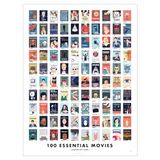 Pop Chart | 100 essentiële films Scratch-Off Chart | 12 "x 16" Scratch-Off Poster | Originele bucketlist-poster van must-see films | Uitgelicht in Wirecutter en op Huckberry