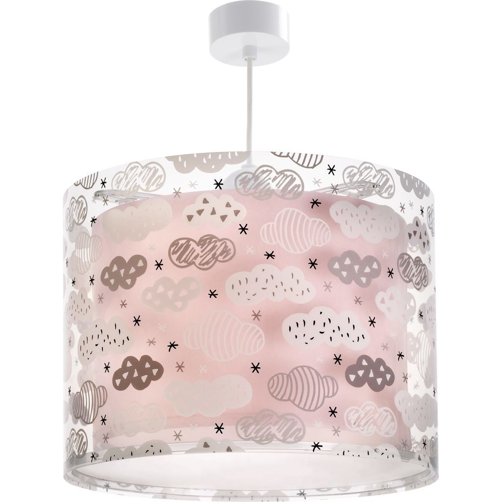 Dalber Clouds Hanglamp - Roze - 33 cm