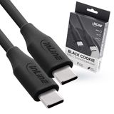 InLine USB-C naar USB-C kabel 100W 2m Black Cookie