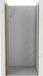 Mexen Pretoria porte de douche pivotante 70 cm, transparent, or