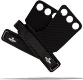 Matchu Sports Fitness Handschoenen Heavy Duty Zwart Carbon Maat L