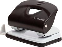 Q-CONNECT Light Duty perforator, metaal, 20 blad, zwart