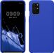 kwmobile hoesje geschikt voor OnePlus 8T - Hoesje met siliconen coating - Smartphone case in Baltisch blauw