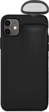 Apple iPhone 11 Hoesje met Airpods Houder - Zwart