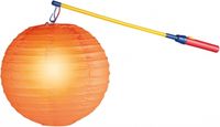 Merkloos / Sans marque Lampionstokjes - Pakket met 5 lampion stokjes met lichtje