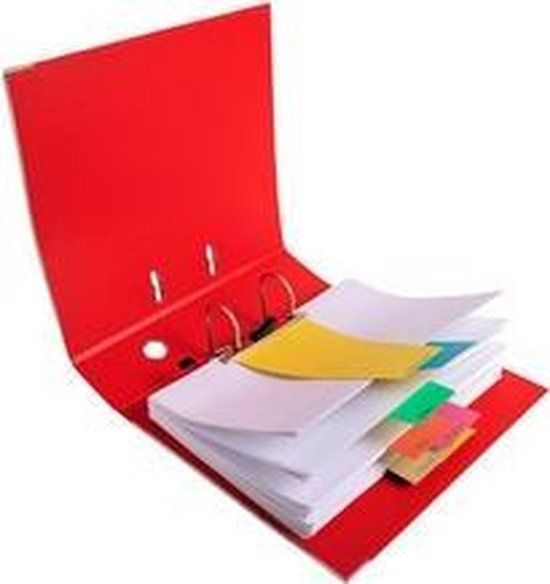 Exacompta FOREVER® Pak van 100 trapezium tabstroken met perforatie 180g - 105x240mm - Geassorteerd - 13595E