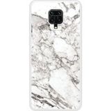 Redmi Bedrukt siliconen hoesje compatibel met Redmi Note 9 Pro Marbre Blanc