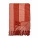 Bloomingville Plaid Orange Rouge - 130x160cm - Coton recyclé