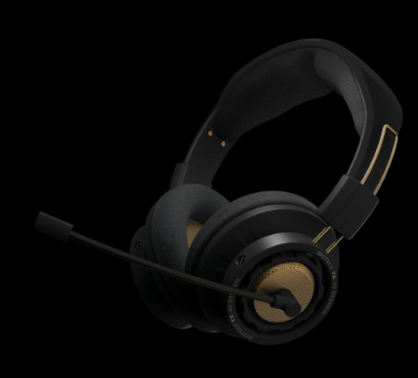 Gioteck TX-40S - Headset - Zwart, Brons