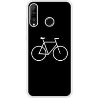 P30 Lite Bike Hipster Bedrukt siliconen hoesje