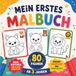 Mein erstes Malbuch: 80 niedliche Tiermotive mit extra dicken Konturen und farbigen Vorlagen. Fördert spielerisch Feinmotorik, Konzentration und Kreativität. Für Kinder ab 3 Jahren