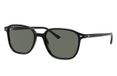 Ray-Ban LEONARD lunettes de soleil Carré Noir Lentille polarisée Acétate Vert