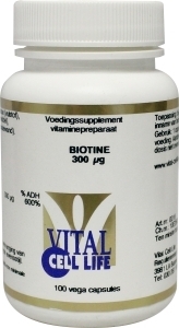 Vital Cell Life Biotine 300 mcg 100 CA