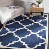 Safavieh Buitenkleed Natia Navy Blauw 122 x 183 cm