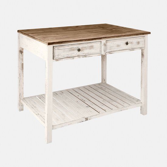 Loberon Plantentafel Mairoux antiekwit