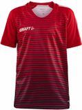 Craft Pro Control Stripe Jersey Jr 1906700 - Bright Red/Navy