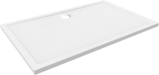 Xellanz Compo acryl douchebak 140 x 90 x 4 cm rechthoek - Wit