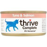 Thrive Cat Complete 12 x 75 g Tonijn en zalm 12x75 g