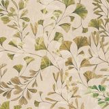 A.S. Création ELEGANTE BLADEREN BEHANG | Botanisch - Creme Groen Beige - Anna D'Andrea