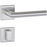 Hermat béquille BASIC 02 en acier inoxydable, WC - salle de bain acier inoxydable mat