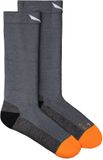 SALEWA MOUNTAIN TRAINER SOKKEN Oranje/Grijs/Zwart Merino Wol Unisex 45-47