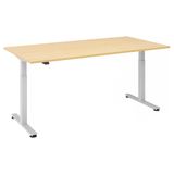 hjh OFFICE PRO Bureau | In Hoogte Verstelbaar | Esdoorn