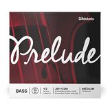 D'Addario J611-1/2M roestvrij staal Prelude contrabass enkele snaren 'G' koolstofvezelstaal/nikkel 1/2 medium