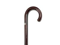 GIMA Giotto houten stok - gebogen handvat - Man