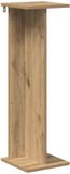 vidaXL Plantenstandaard Artisanaal Eiken 25 x 25,5 x 80,5 cm