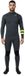 Hurley Plus 3/2 Mm Combinaison Néoprène Manches Longues Zip Poitrine Noir MS Homme