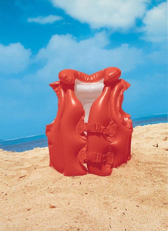 Intex Zwemvest Deluxe Junior Oranje - S - Vinyl