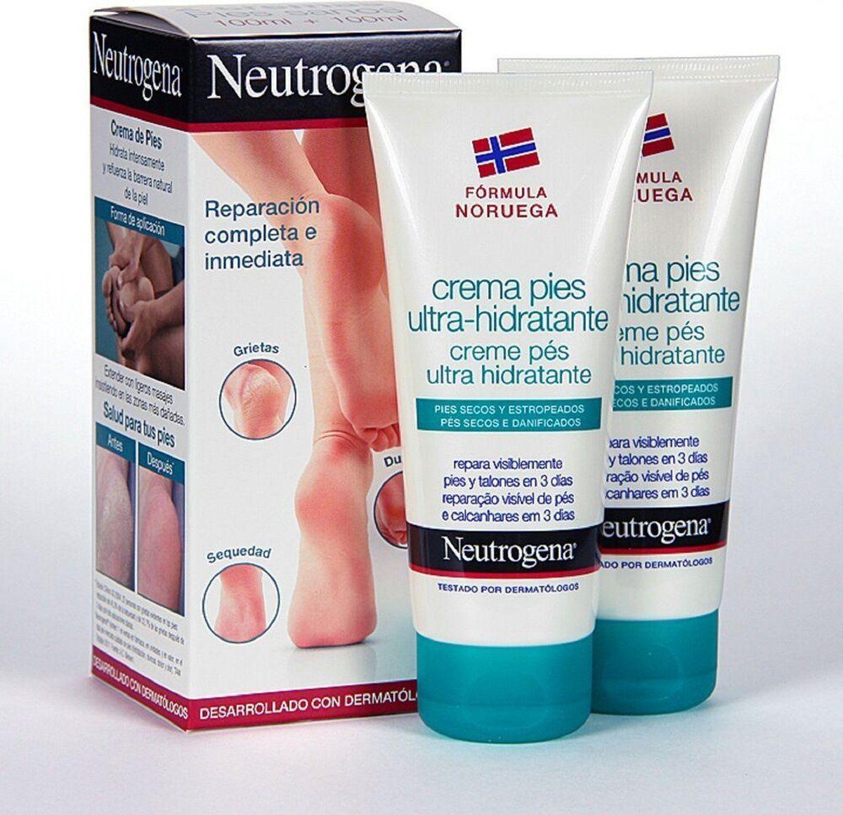 Neutrogena Norwegian Formula Nourishing Foot Cream 2x100ml