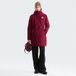 THE NORTH FACE Outdoorjas 'HIKESTELLER' bourgogne / wit