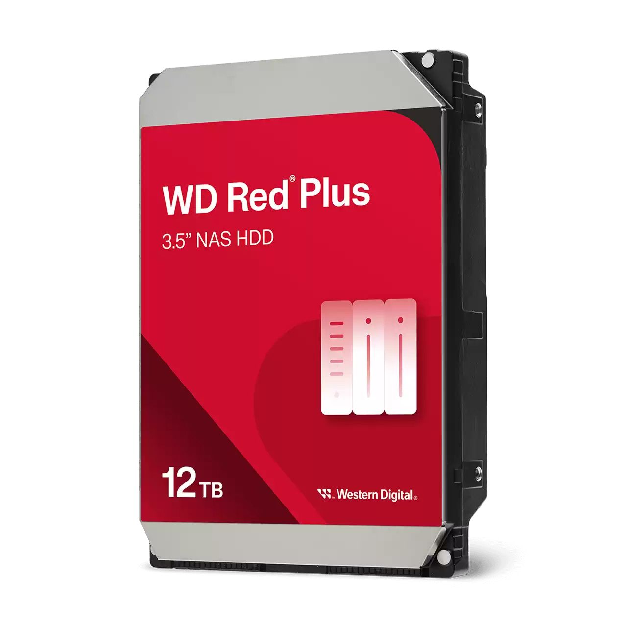 Western Digital Red Plus 12 TB 7200 RPM 3.5" SATA III NAS HDD