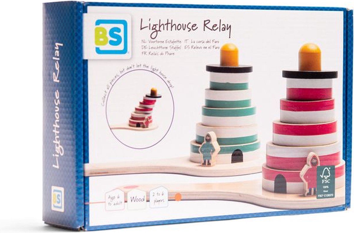 BS® Vuurtoren Estafette - Hout - 8717775444459