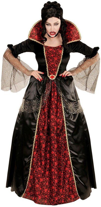 Widmann Vampier & Dracula Kostuum Vrouwelijke Vampier Velvetia Kostuum Large Carnaval kostuum Verkleedkleding