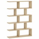 vidaXL Wandplank Sonoma Eiken 70 x 17 x 101 cm Bewerkt hout