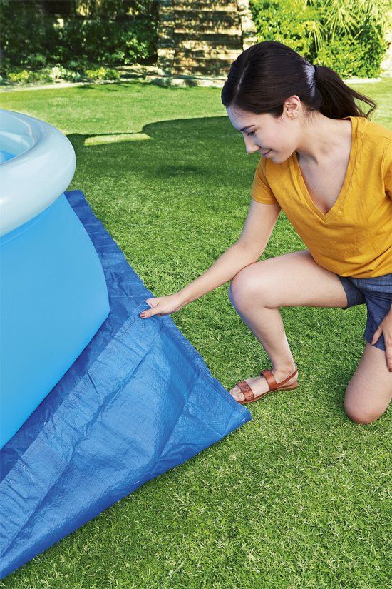 Bestway Grondzeil zwembad - 396 x 396 cm - beschermingsbodem