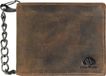 GREENBURRY Vintage Save Wallet With Chain Brown