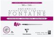 Clairefontaine 976039C Blok, gelijmd, 4 zijden, fontein, extra wit, 15 vellen, aquarelpapier, extra wit, 100% katoen, fijne korrel, professionele kwaliteit, 26 x 18 cm, 300 g