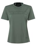 VAUDE Women's Qimsa Logo Shirt, Korte mouw, agave, XL