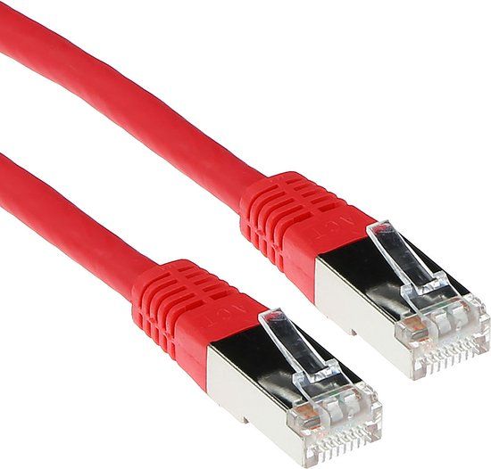 ACT Rode 1,5 meter LSZH SFTP CAT6 UTP kabel met RJ45 connectoren FB9551