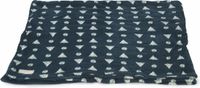 Beeztees fleece plaid Drapino. Blauw. 150 x 125 cm