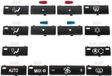 BMW Modecar - Jeu de boutons de climatisation - 14 pièces - Noir - Pour BMW X5 E53